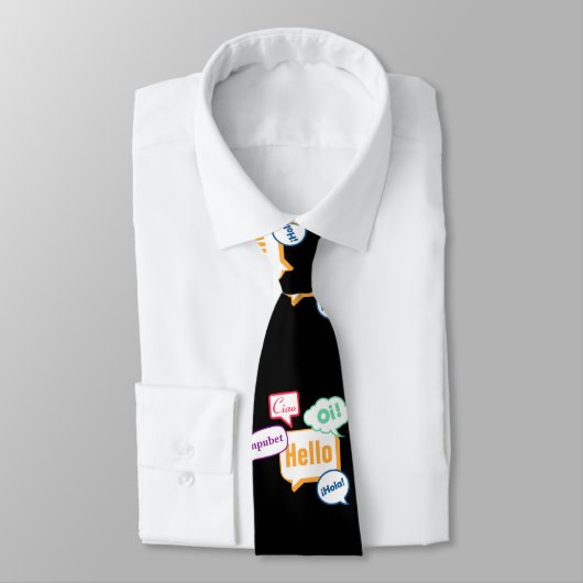 Hallo  | Sprachen Krawatte (Gebunden)