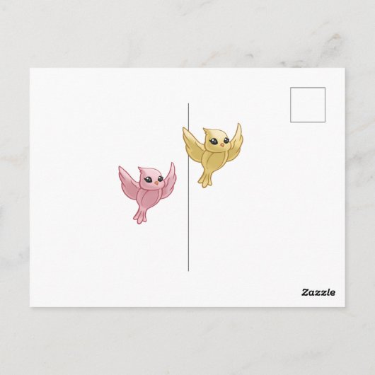 Hallo Spring & Blue Sky Postkarte (Rückseite)