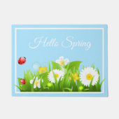 Hallo Spring Doormat Fußmatte (Vorderseite)