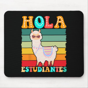 Hallo Studenten Spanischlehrer Zurück zur Schule  Mousepad