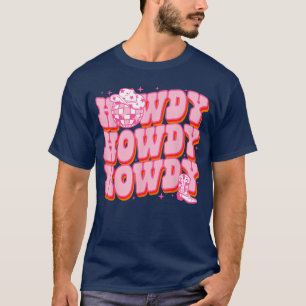 Hallo Südwestliches Western-Mädchen Land Rodeo Ros T-Shirt