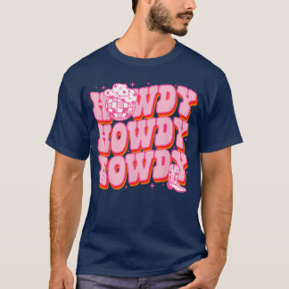 Hallo Südwestliches Western-Mädchen Land Rodeo Ros T-Shirt