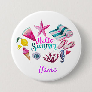 Hallo Summer Beach Thunder Cove Button