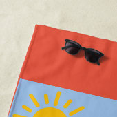 Hallo Summer Pink Flamingo Design - Beach Handtuch (Beispiel)