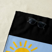 Hallo Summer Pink Flamingo Design - Beach Handtuch (Beispiel)