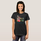 Hallo Summer Skull Flamingo Float Nurse Practition T-Shirt (Vorne ganz)