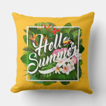 Hallo Summer Throw Kissen