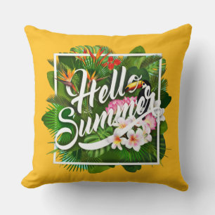 Hallo Summer Throw Kissen
