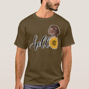 Hallo Sunflower German Shorthair Pointer T-Shirt