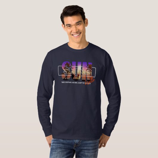 Hallo Sunshine (2) | Men Long Sleeve T-Shirt (Vorne ganz)