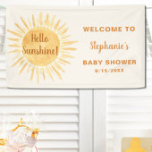 Hallo Sunshine Baby Dusche Banner