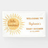 Hallo Sunshine Baby Dusche Banner (Horizontal)