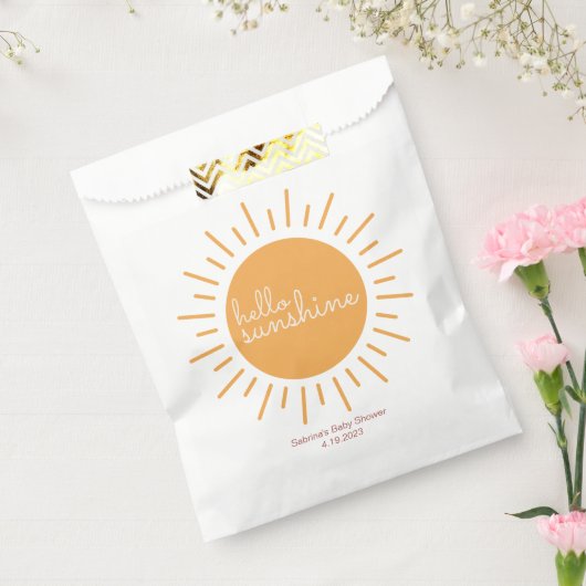 Hallo Sunshine Baby Dusche Geschenktütchen (Versiegelt)
