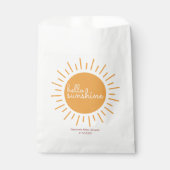 Hallo Sunshine Baby Dusche Geschenktütchen (Vorderseite)