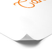 Hallo Sunshine Baby Dusche Willkommen Poster (Ecke)