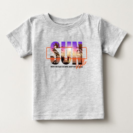 Hallo Sunshine | Baby T-shirt (Vorderseite)