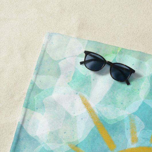 Hallo Sunshine Beach Handtuch (Beispiel)