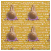 Hallo Sunshine Beach Stoff (Muster)