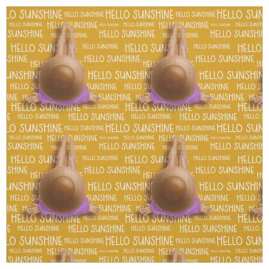 Hallo Sunshine Beach Stoff (Muster)