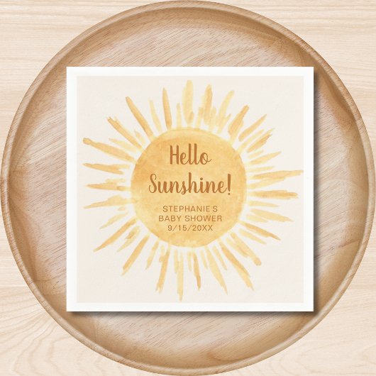 Hallo Sunshine Boho Baby Duschcreme Serviette