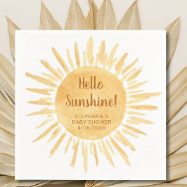 Hallo Sunshine Boho Baby Dusche Serviette