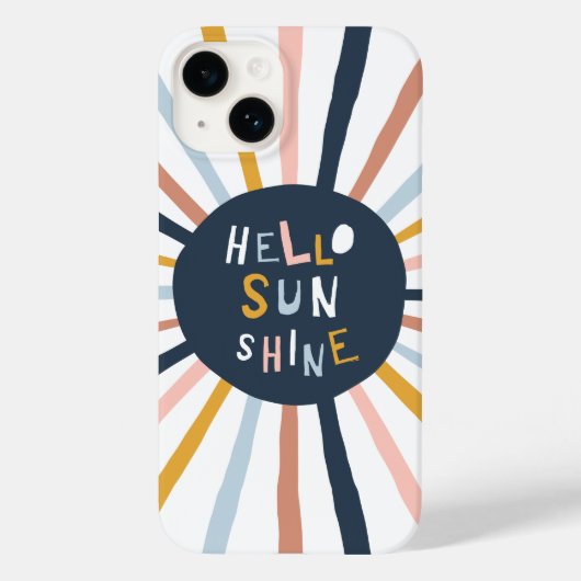 Hallo Sunshine Case-Mate iPhone Hülle (Rückseite)