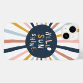 Hallo Sunshine Case-Mate iPhone Hülle (Rückseite (Horizontal))