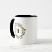 Hallo Sunshine | Citrus Monogram Coffee Tasse (Vorderseite Links)