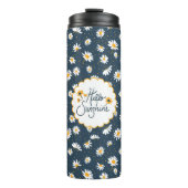 Hallo Sunshine Daisy Floral Pattern Thermosbecher (Vorderseite)