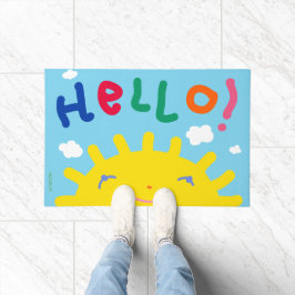 Hallo Sunshine Door Mat Fußmatte