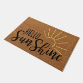 Hallo Sunshine Doormat, Spring Doormat Fußmatte (Schrägansicht)