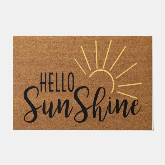 Hallo Sunshine Doormat, Spring Doormat Fußmatte (Vorderseite)