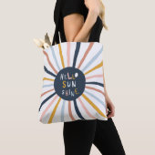 Hallo Sunshine: farbenfrohe kindische Typografie Tasche (Von Nahem)