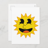 Hallo Sunshine Feiertagspostkarte (Vorne/Hinten)