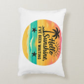 Hallo Sunshine - Gemütlich Dekokissen (Rückseite(Vertikal))