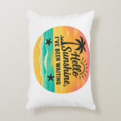 Hallo Sunshine - Gemütlich Dekokissen (Vorderseite(Vertikal))