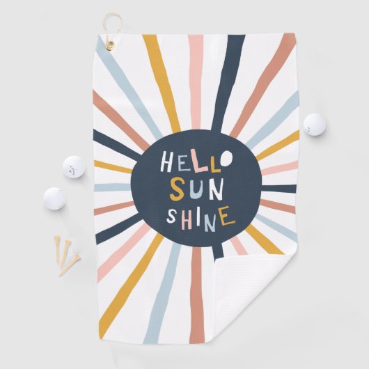 Hallo Sunshine Golfhandtuch (Insitu)
