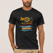 Hallo Sunshine, Goodbye Stress - Artistic Joy Edit T-Shirt (Vorderseite)
