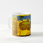 Hallo Sunshine! Kaffee Tasse Sonnenblumen Kaffeeta (Vorderseite Links)