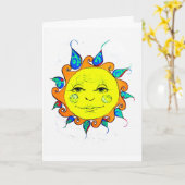 Hallo Sunshine Karte (Gelbe Blume)