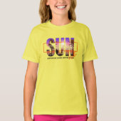 Hallo Sunshine | Kinder T-Shirt (Vorderseite)