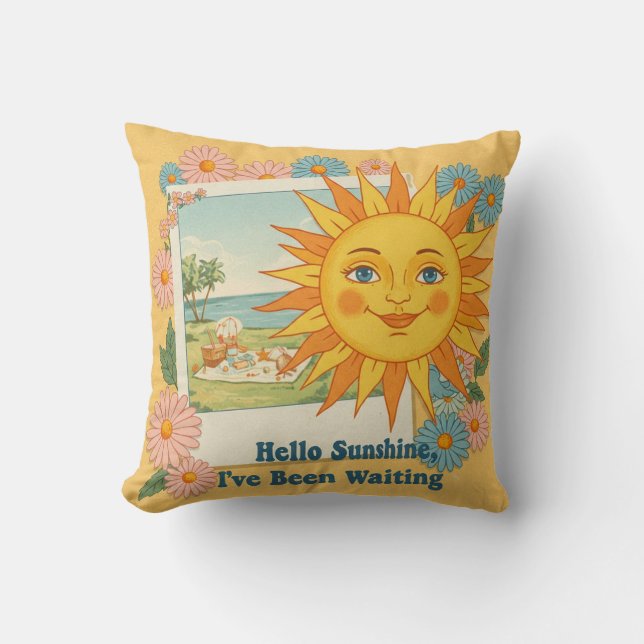 Hallo Sunshine Kissen (Vorderseite)