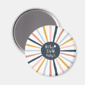 Hallo Sunshine Magnet (Vorderseite/Rückseite)