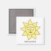 Hallo Sunshine Magnet (Vorderseite/Rückseite)