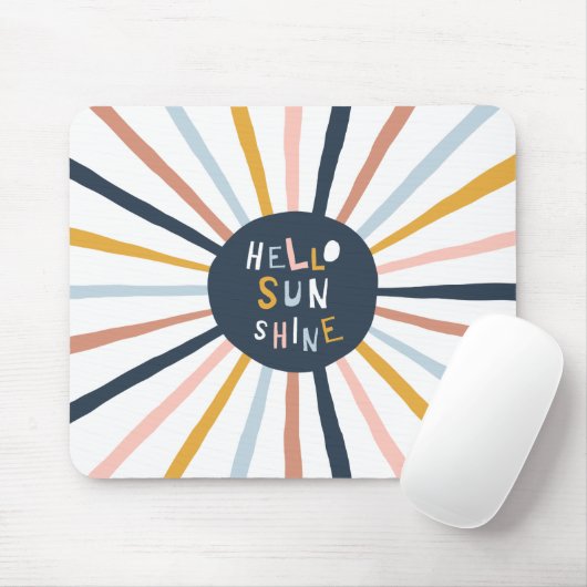 Hallo Sunshine Mousepad (Mit Mouse)