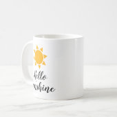 Hallo Sunshine niedliche Sommervibes Kaffee Tasse (Vorderseite Links)