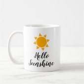 Hallo Sunshine niedliche Sommervibes Kaffee Tasse (Links)