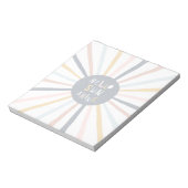 Hallo Sunshine Notizblock (Rotiert)