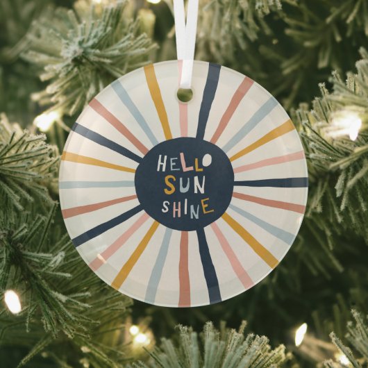 Hallo Sunshine Ornament Aus Glas (InSitu)