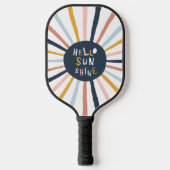 Hallo Sunshine Pickleball Schläger (Vorderseite)